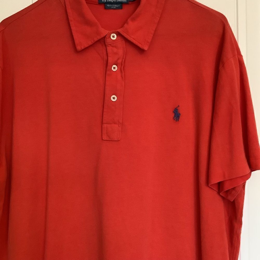 Ralph Lauren Featherweight Red Polo - Picture 2 of 4